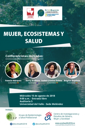 Conferencia: Mujer, Ecosistemas y Salud